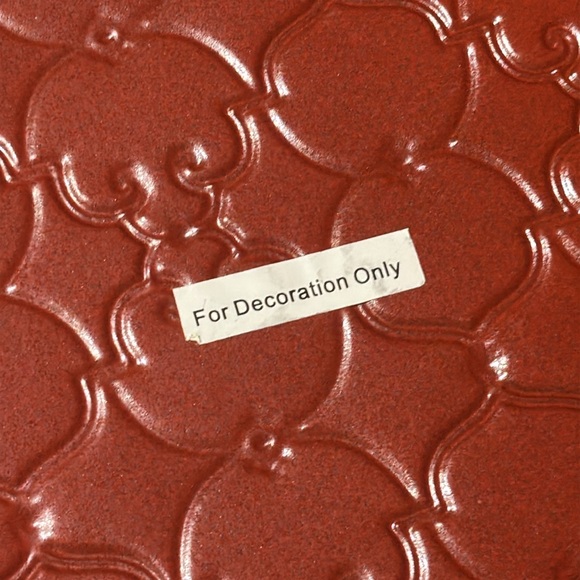 Red Metal Display Tray/Riser - Picture 3 of 8